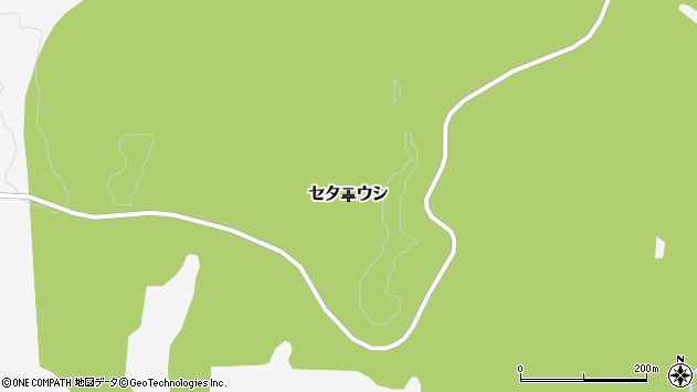 〒088-1138 北海道厚岸郡厚岸町セタニウシの地図