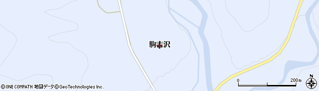 北海道神恵内村（古宇郡）神恵内村（駒吉沢）周辺の地図