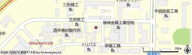 アベテック株式会社　札幌工場周辺の地図