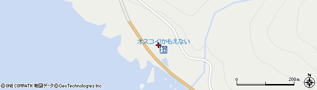 神恵内村役場観光情報センター　道の駅・オスコイかもえない周辺の地図