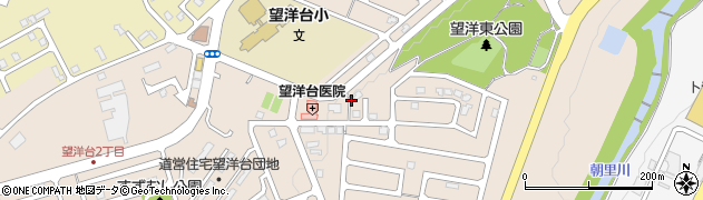 北海道小樽市望洋台周辺の地図
