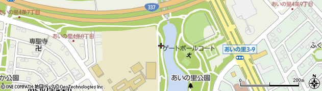 北海道札幌市北区あいの里４条周辺の地図