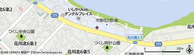 株式会社中島測量設計　石狩本社周辺の地図