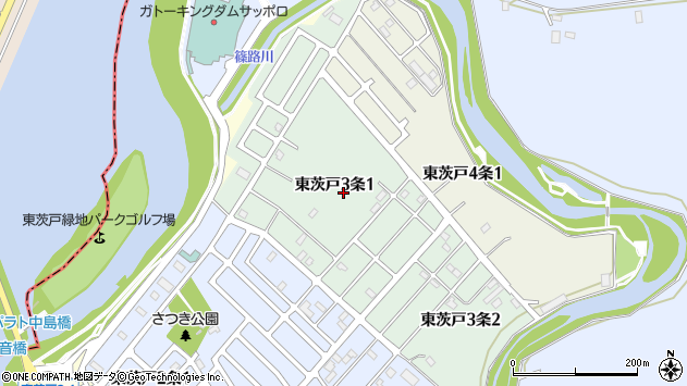 〒002-8044 北海道札幌市北区東茨戸三条の地図