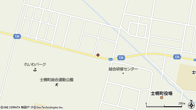 〒080-1237 北海道河東郡士幌町士幌基線の地図
