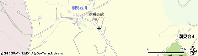 北海道小樽市潮見台周辺の地図