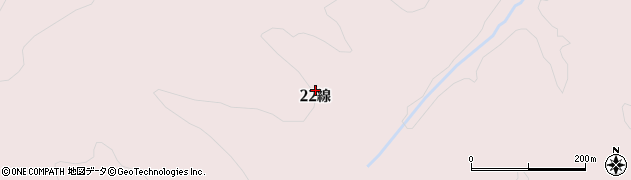 北海道釧路市阿寒町布伏内甲（２２線）周辺の地図