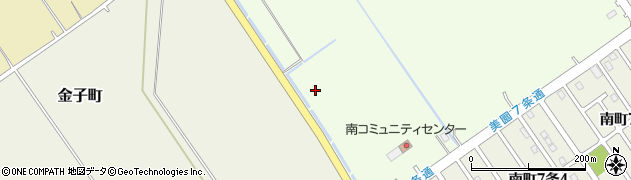 栗沢工業団地大和線周辺の地図