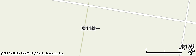 北海道士幌町（河東郡）士幌（東１１線）周辺の地図