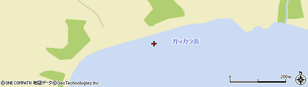 ガッカラ浜周辺の地図