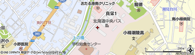 中央バス真栄営業所・郊外線高速便周辺の地図