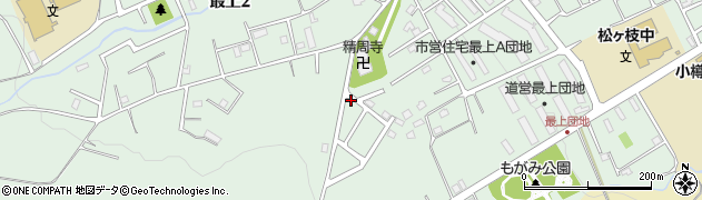 北海道小樽市最上周辺の地図