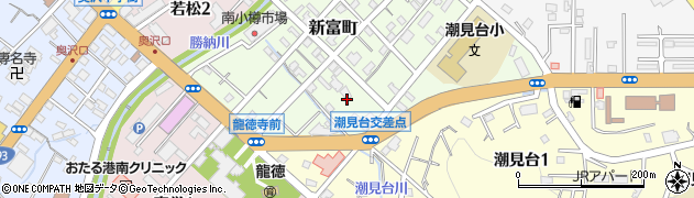 北海道小樽市新富町10周辺の地図
