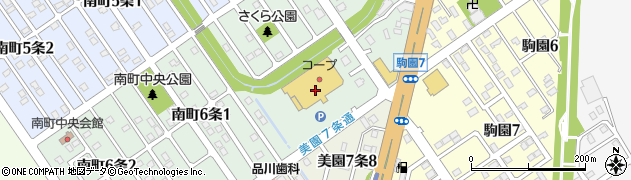 株式会社北海道サンジェルマン　レフボン岩見沢南店周辺の地図