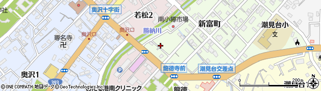 北海道小樽市新富町13周辺の地図