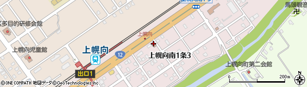 上幌向郵便局 ＡＴＭ周辺の地図