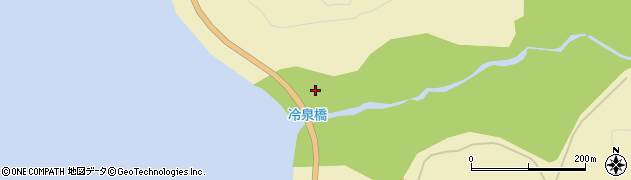 冷泉橋周辺の地図