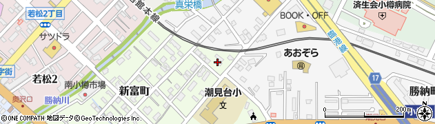 北海道小樽市新富町5周辺の地図