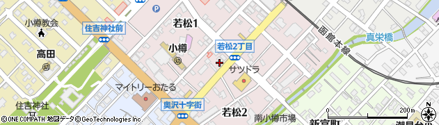 天神南小樽停車場線周辺の地図