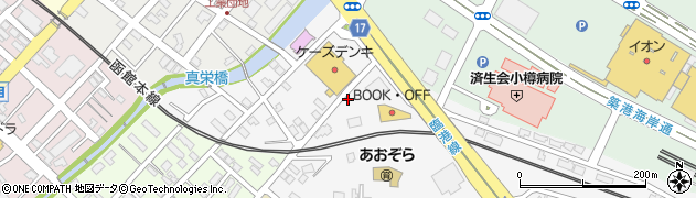 北海道小樽市勝納町周辺の地図