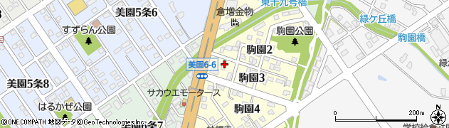 株式会社山内重機建設　岩見沢支店周辺の地図
