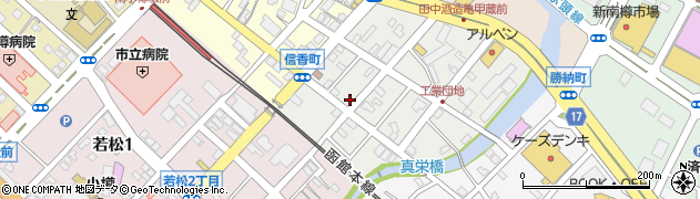 有限会社深澤精肉店　信香工場周辺の地図