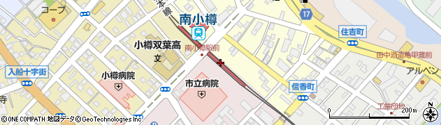 南小樽駅周辺の地図