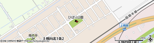 ひばり公園周辺の地図