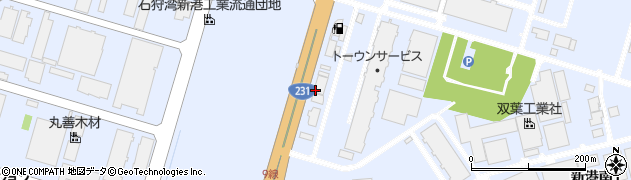 なぎさ本舗京都屋石狩店周辺の地図