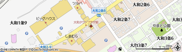 ＡＯＫＩ岩見沢店周辺の地図
