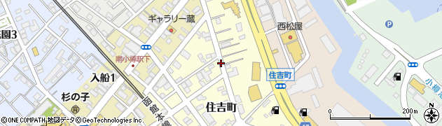 北海道小樽市住吉町周辺の地図