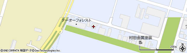 株式会社北海紙工社　石狩工場周辺の地図