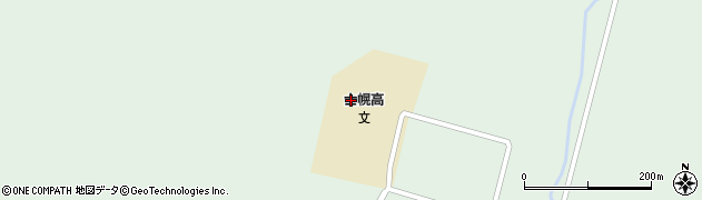 士幌高校周辺の地図