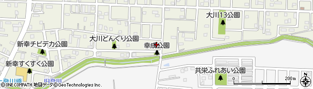 幸成公園周辺の地図