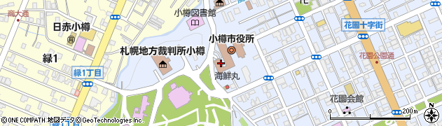 小樽市消防本部警防課周辺の地図