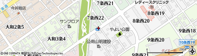 稲穂児童館周辺の地図