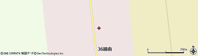 北海道新篠津村（石狩郡）第３６線（南）周辺の地図