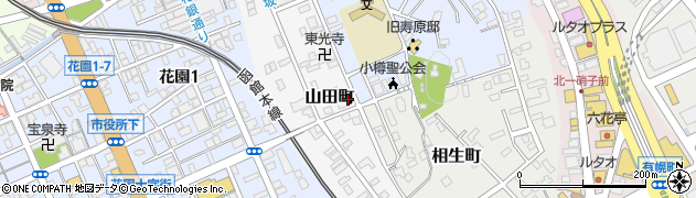 北海道小樽市山田町周辺の地図