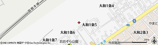 北海道岩見沢市大和１条周辺の地図