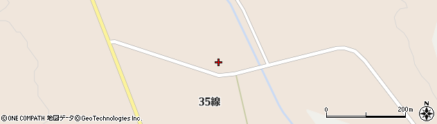 北海道釧路市阿寒町上仁々志別（３５線）周辺の地図