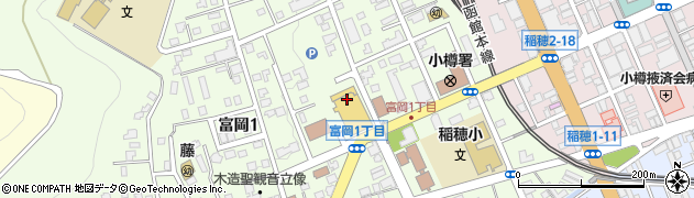 株式会社北海道サンジェルマン　レフボン小樽みどり店周辺の地図