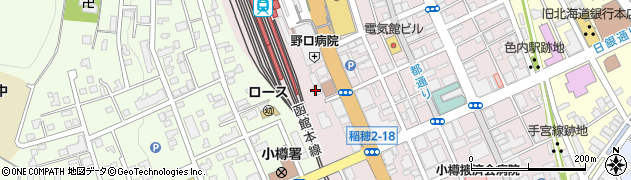 ジェイ・アール北海道バス株式会社　小樽営業所周辺の地図