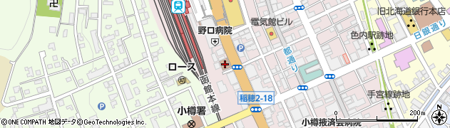 株式会社日立ビルシステム　小樽営業所周辺の地図