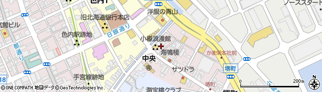 小樽浪漫館周辺の地図