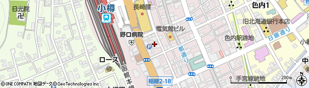 小樽・蕎麦屋・籔半周辺の地図