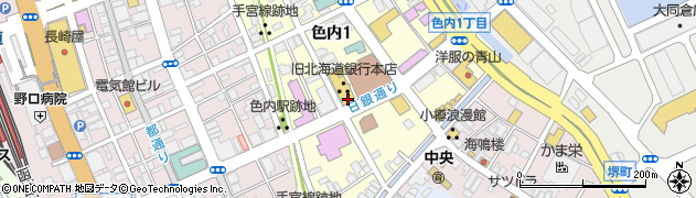 北海道中央バス株式会社　本社・総務部・経理課周辺の地図