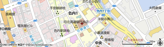 小樽郵便局 ＡＴＭ周辺の地図