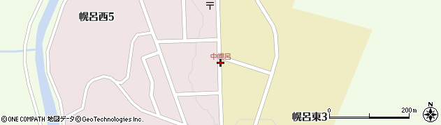 中幌呂周辺の地図