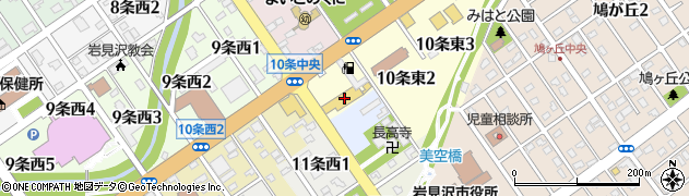 北海道エネルギー株式会社　チャレンジ岩見沢ＳＳ周辺の地図