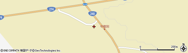 北海道釧路市阿寒町徹別中央３４線6周辺の地図